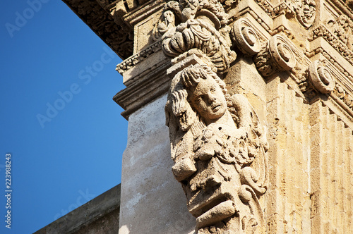 Gallipoli - Particolare facciata Madonna della Purità