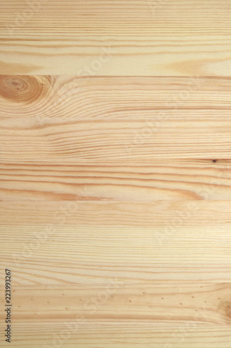 Vertical Photo of Natural Light Brown Wood Plank Beautiful Pattern, Front View for Background and Banner 