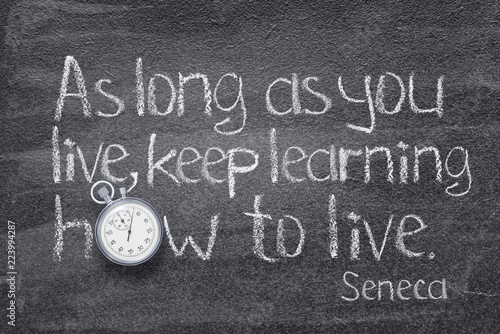 Foto keep learning Seneca