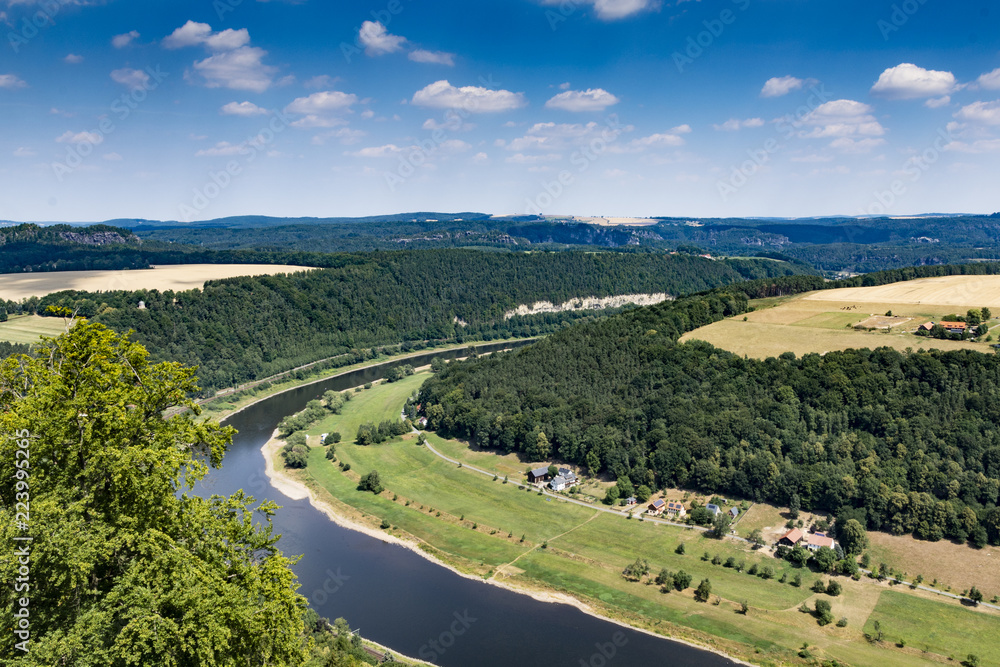 Fototapeta premium aerial view of countryside