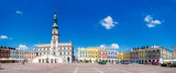 main square of the old part of Zamosc in Poland. Large panorama