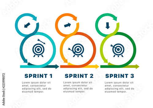 Iteration. Development of a software product. The methodology of product development. Development process. Team development. Task planning. Flat style. Flat design