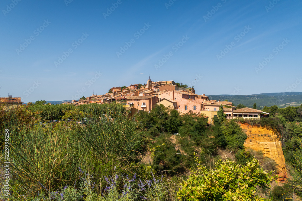 Roussillon, Provence, France Panorama view