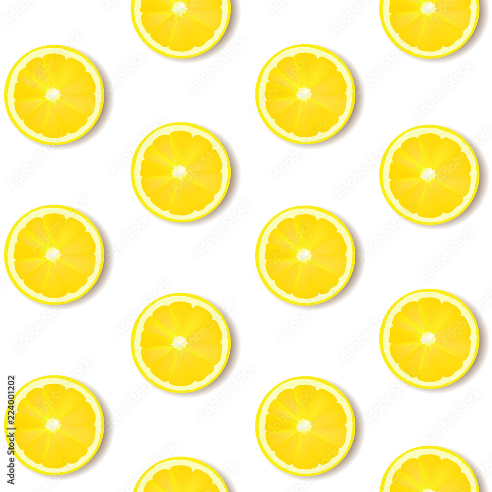 Lemon Isolated White Background