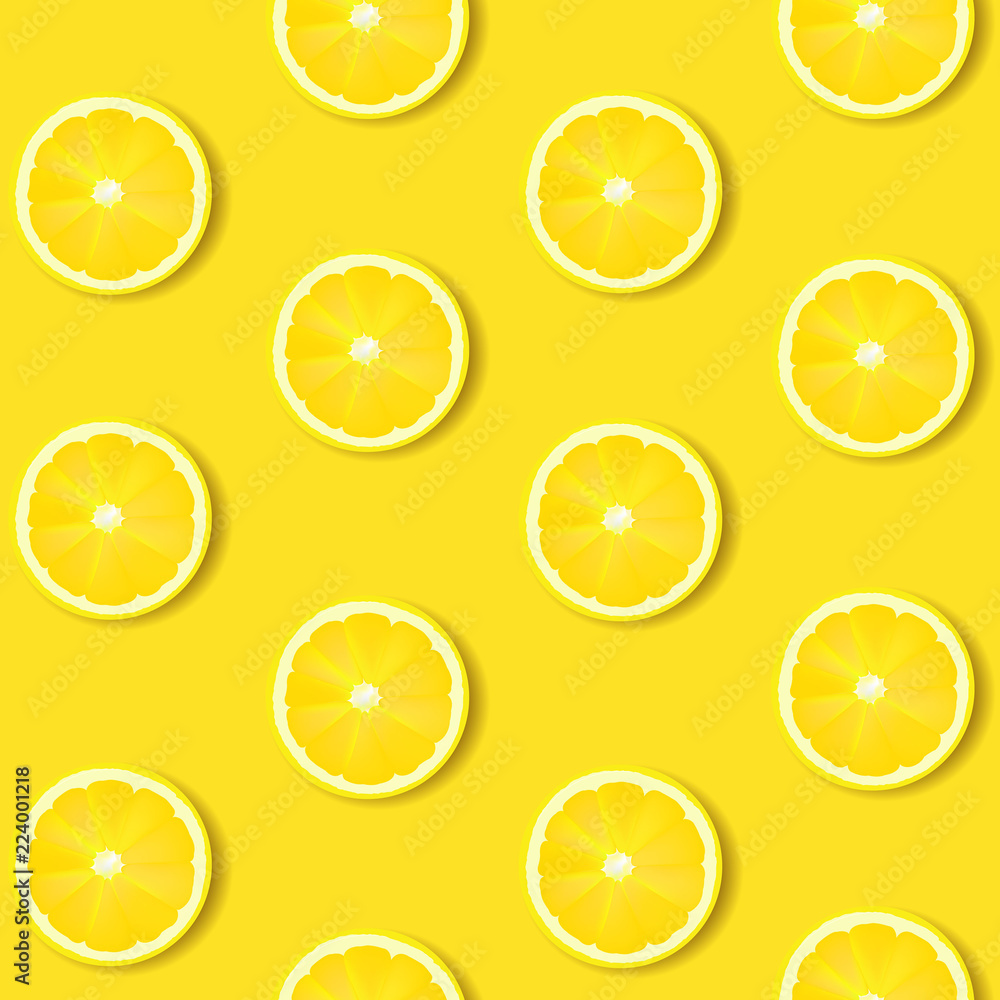 Lemon Isolated Yellow Background