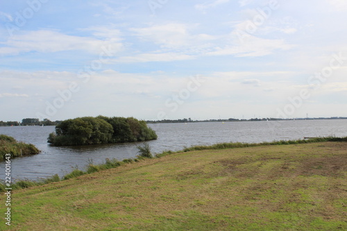 On the "Great Sea" in Ostfriesland, Germany - popular with surfers