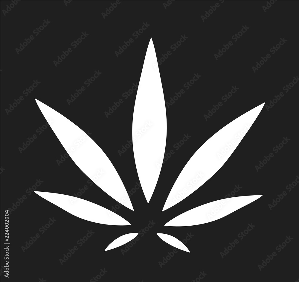 Cannabis Sign. Vector Leaf. Cannabis Sign. Vector Leaf.