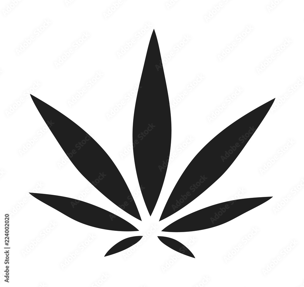 Cannabis Sign. Vector Leaf. Cannabis Sign. Vector Leaf.