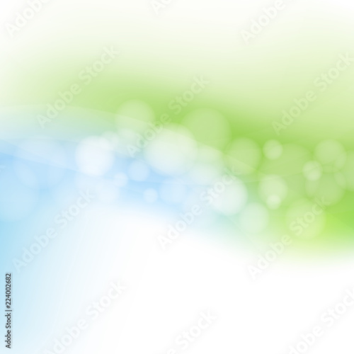 Blue And Green Pastel Line