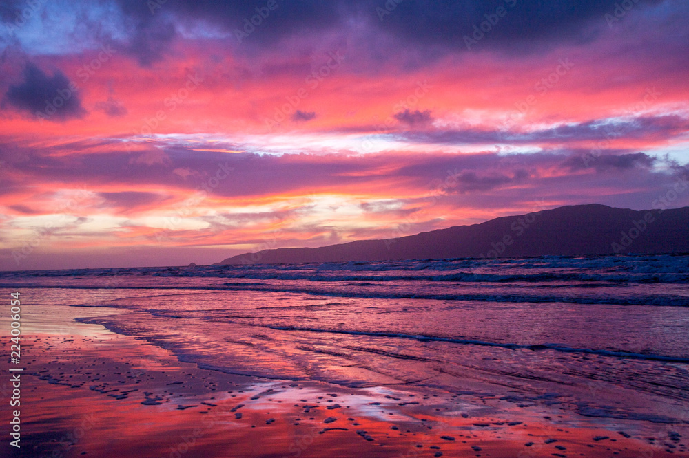 Sonnenuntergang Neuseeland