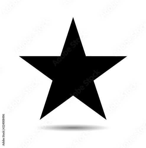 Star icon vector. Classic rank isolated. Trendy flat favorite design. Star web site pictogram  mobile app