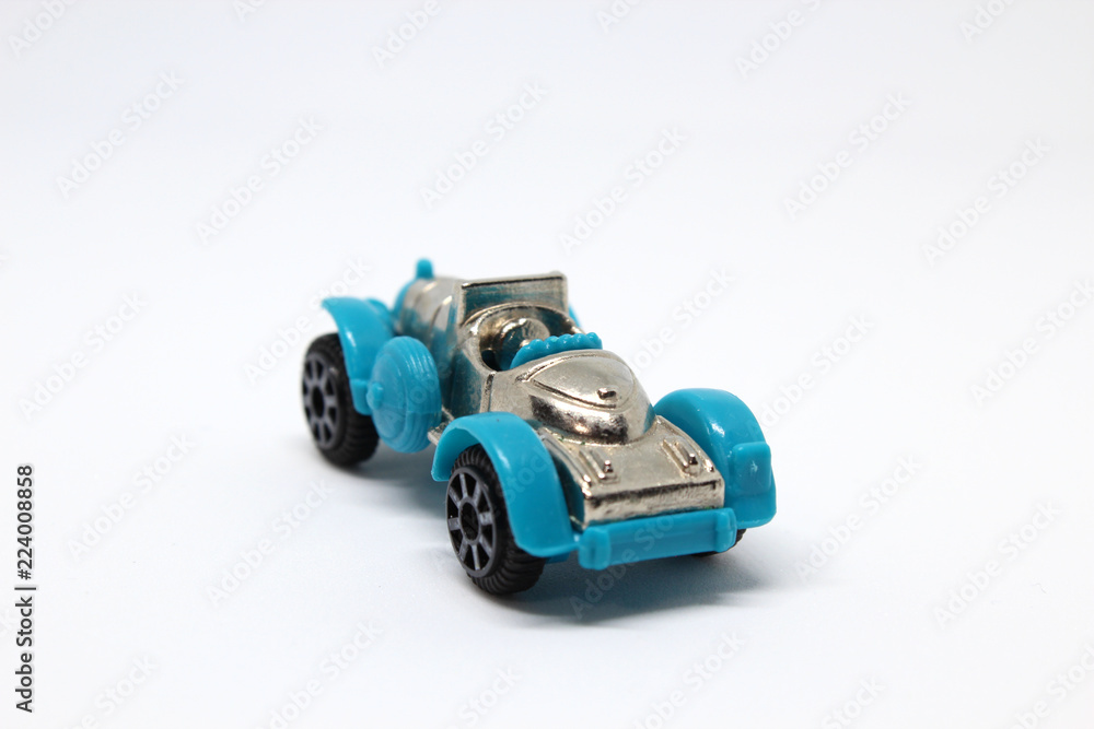 toy car on white background