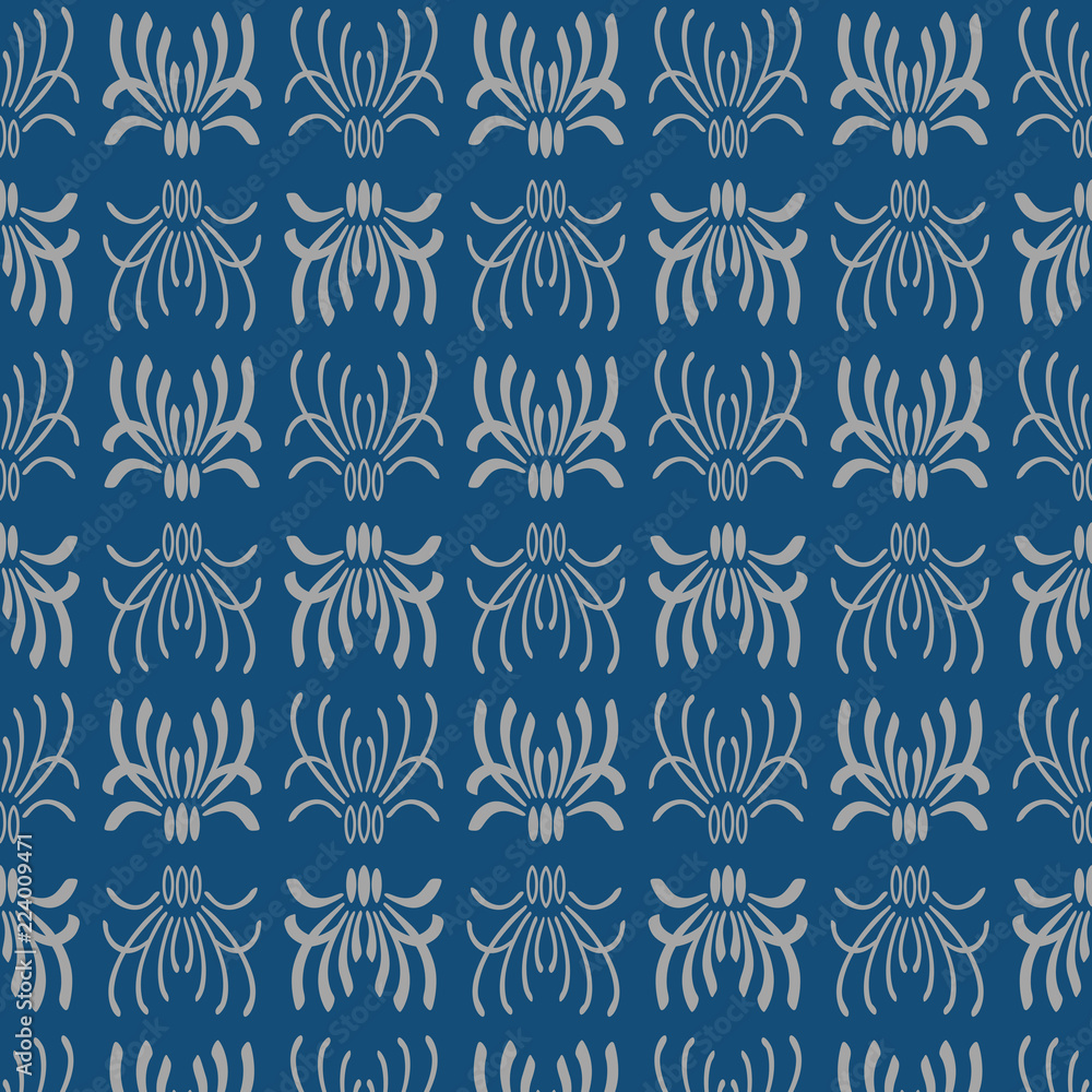 Japanese flower and petal pattern Japanese flower and petal pattern