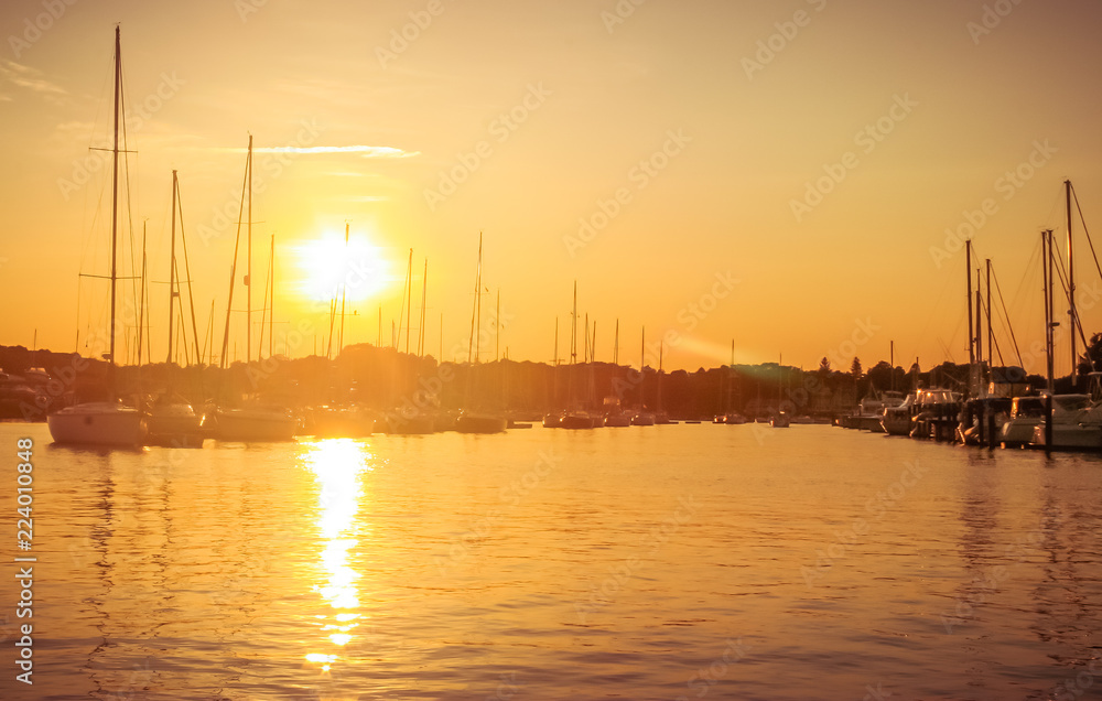 Sonnenuntergang Marina