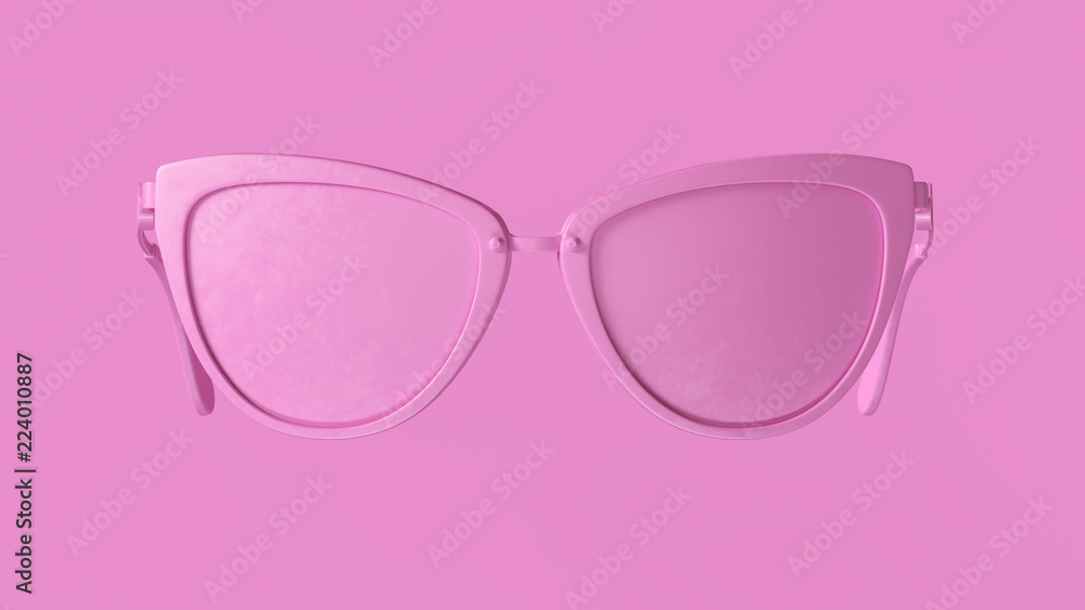 Pink Sunglasses 3d illustration 3d rendering Pink Sunglasses 3d illustration 3d rendering