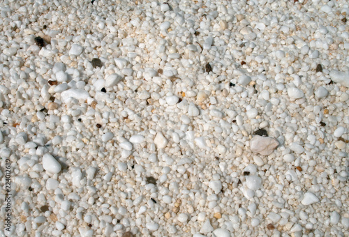 marble stones on the beach