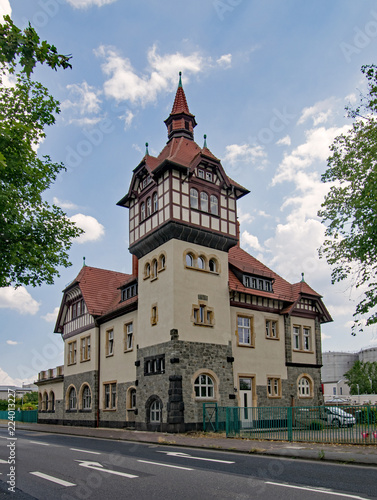 Obraz na płótnie Das alte Klärwerk in Frankfurt am Main w salonie