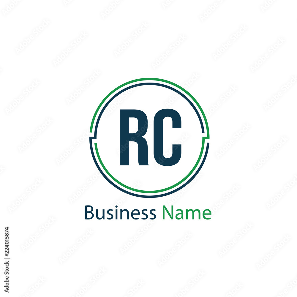 Initial Letter RC Logo Template Design Initial Letter RC Logo Template Design