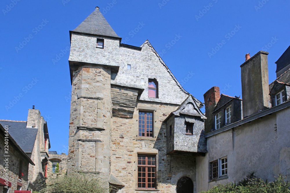 Street in Vitre, France