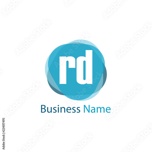 Free Download Initial Letter RD Logo Template Design - GFXLoad
