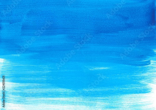 abstract gradient blue watercolor paint, wallpaper texture background illustration © plalek