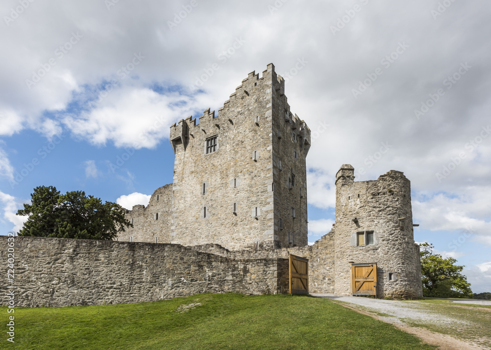 Ross Castle on the edge of Lough Leane in Killarney National Park, County Kerry, Ireland