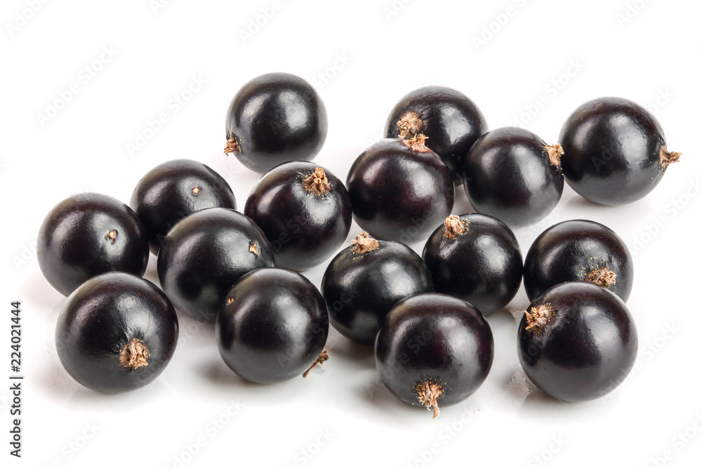 black currant heap isolated on white background black currant heap isolated on white background
