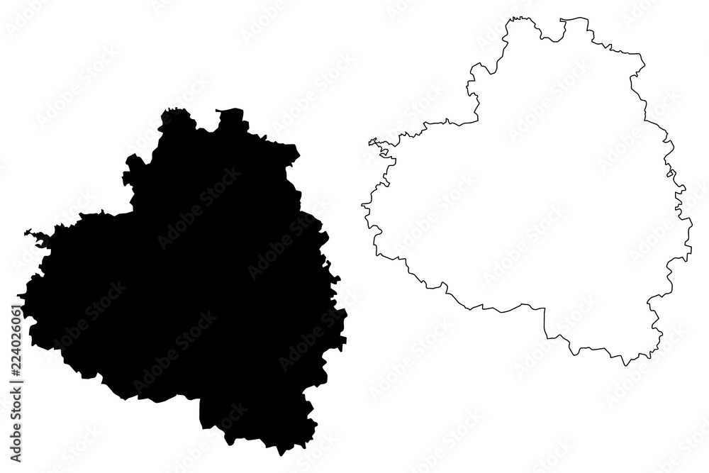 Ταπετσαρία Tula Oblast (Russia, Subjects of the Russian Federation, Oblasts of Russia) map