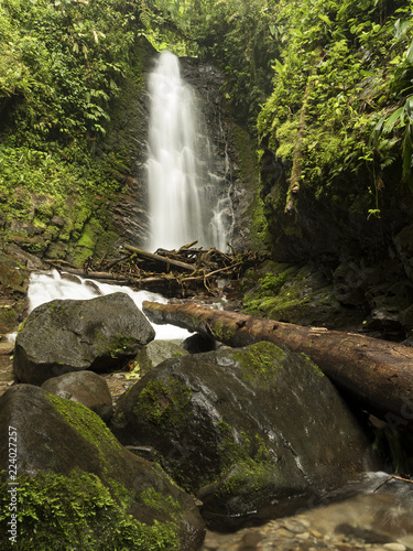 Ecuador, waterfall in the jungle