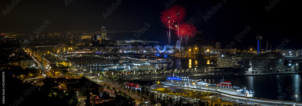 Εκτύπωση καμβά September festival of la merce Barcelona