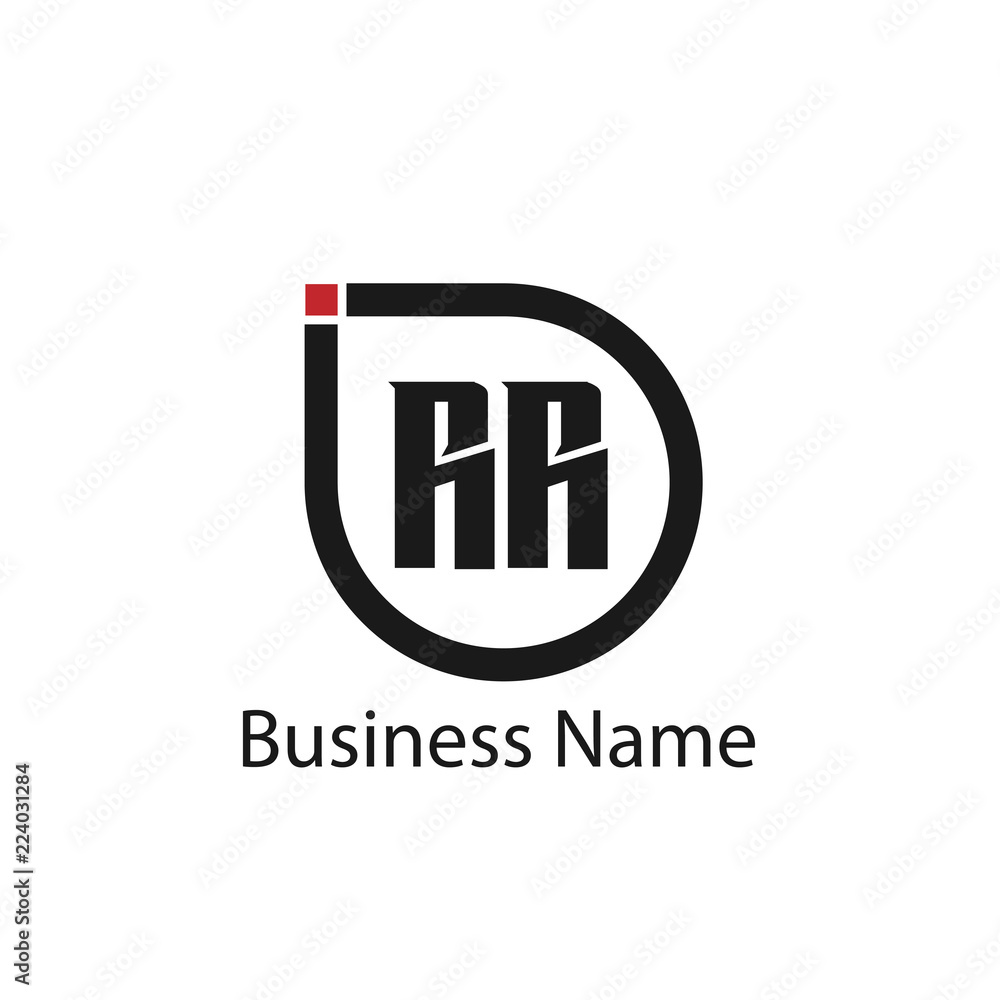 Fototapeta premium Initial Letter RR Logo Template Design