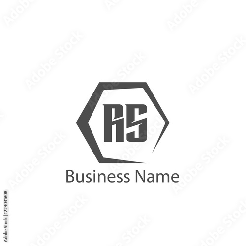Free Download Initial Letter RS Logo Template Design - GFXLoad