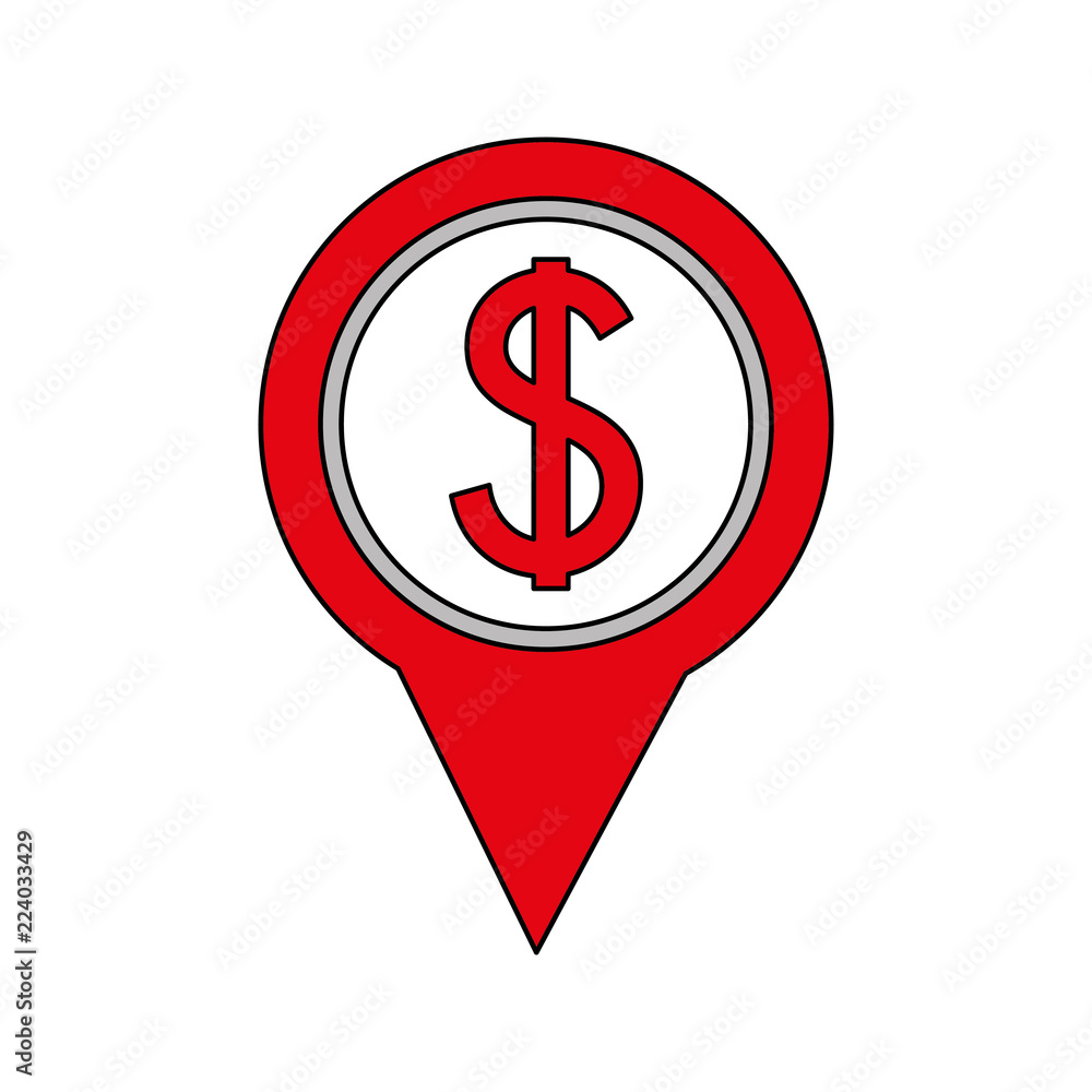 dollar coin currency money pointer location dollar coin currency money pointer location