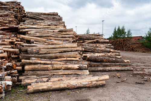 Stock of timber