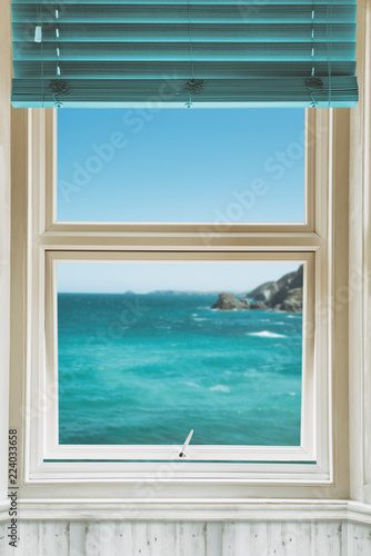 Window Overlooking The Ocean
