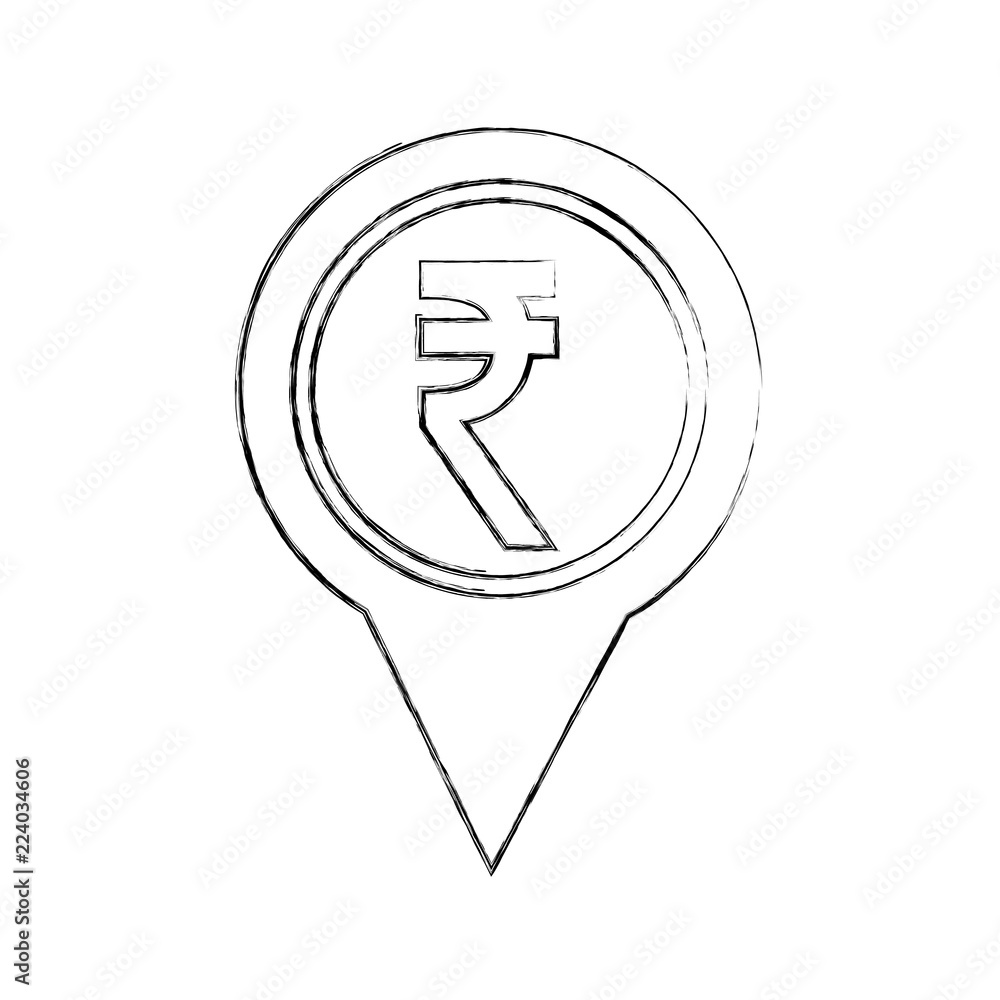 rupee coin currency money pointer location rupee coin currency money pointer location