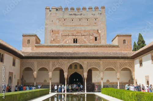 Myrtenhof, Nasridenpalast, Alhambra, Granada, Andalusien, Spanien photo