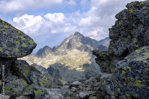 rocky sharp mountain tops in Tatra mountains in Slovakia © Martins Vanags