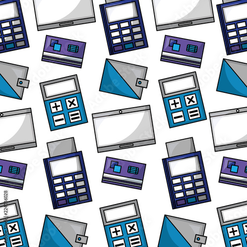 calculator with voucher and wallet