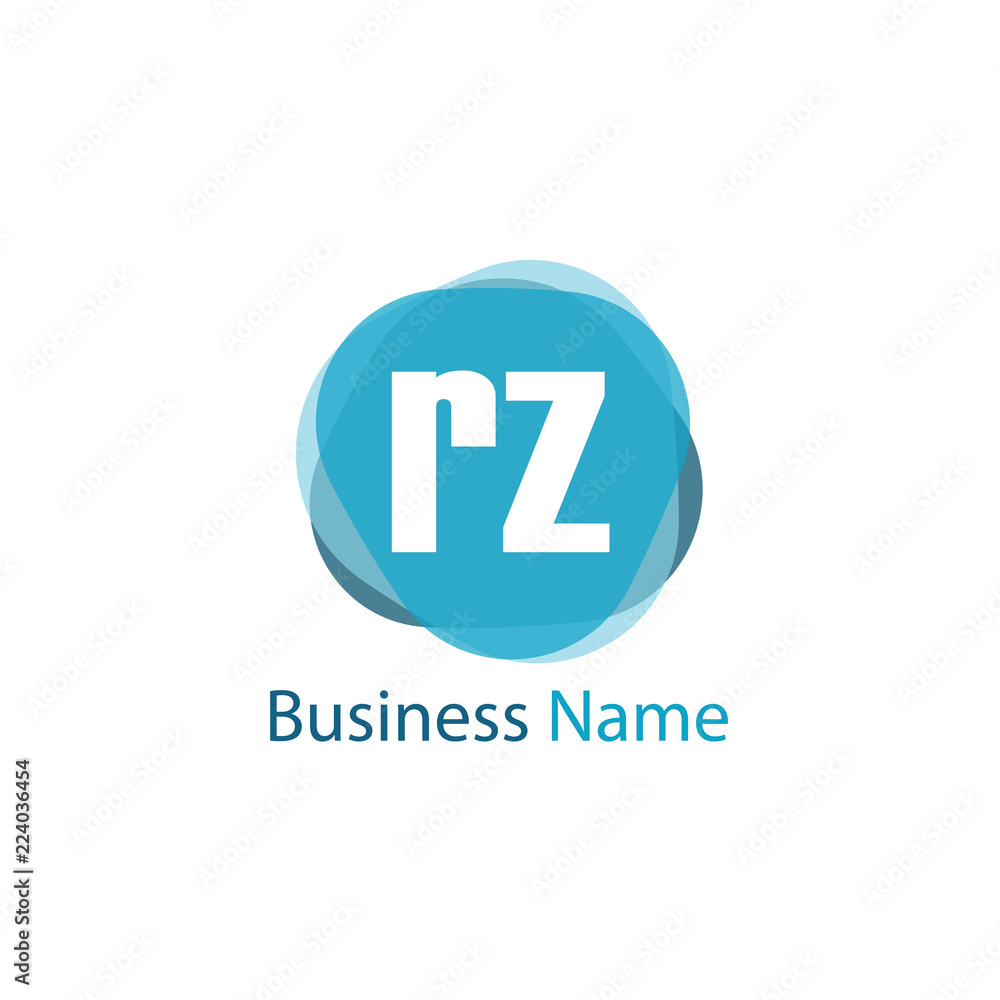 Initial Letter RZ Logo Template Design Initial Letter RZ Logo Template Design
