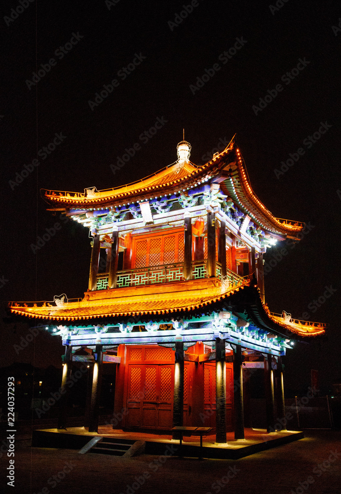 Tempel in Xian China Tempel in Xian China