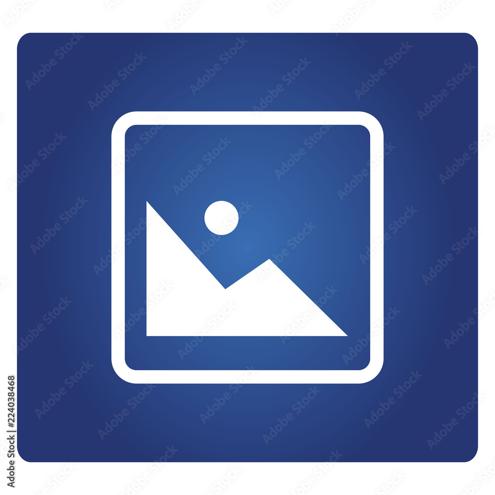 image icon on blue background image icon on blue background