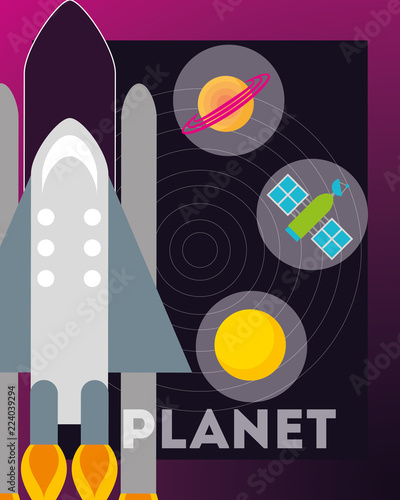 space solar system concept