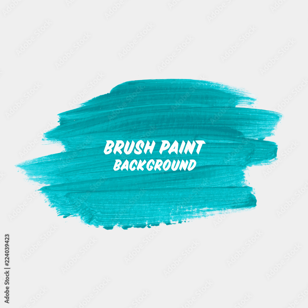 Fototapeta premium Brush painted acrylic abstract background illustration vector. Perfect watercolor design for headline, logo and sale banner. 