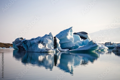 Icebergs in Jokulsarlon glacial lagoon, Iceland © Oleg Totskyi