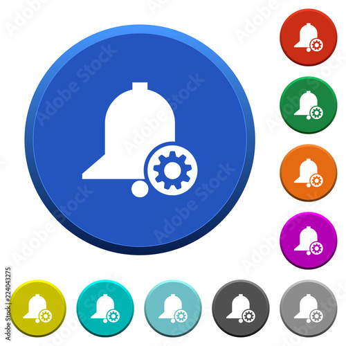 Reminder settings beveled buttons