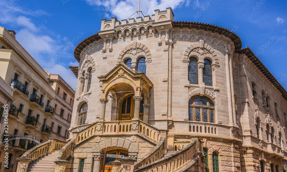 Palace of Justice in Monaco on French Riviera