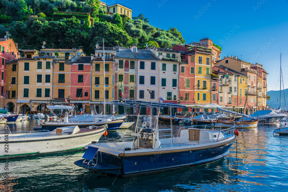 Picturesque fishing village Portofino, Liguria, Italy