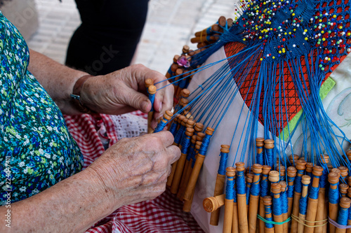 Encaje de bolillos