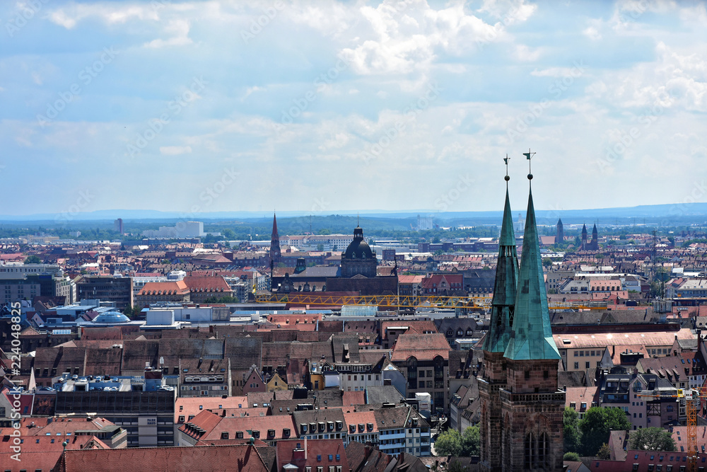 Obraz premium Sunny day in Nuremberg